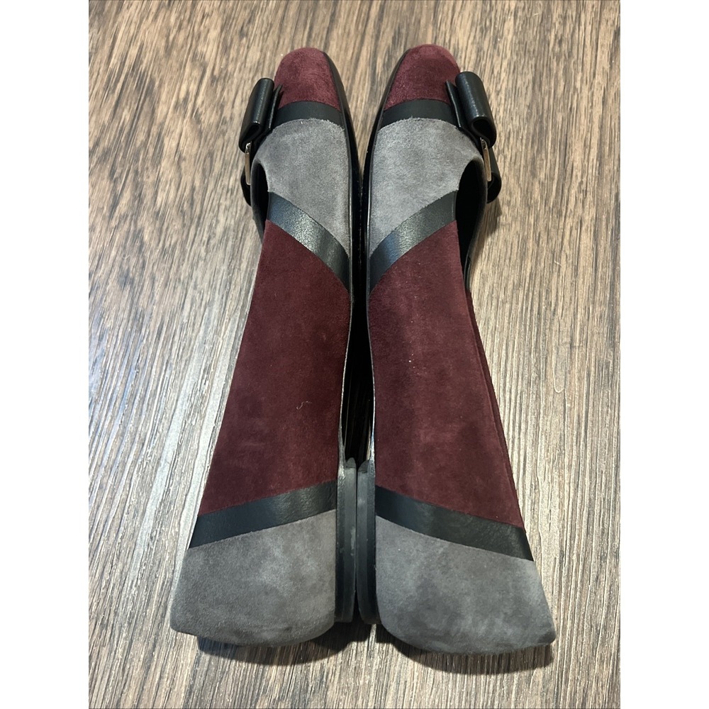 Salvatore Ferragamo Vara ballet flats shoes Suede size 7 - Picture 11 of 16